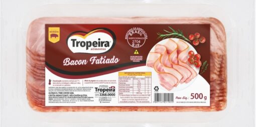 Bacon Fatiado Pacote 500g - Tropeira 1