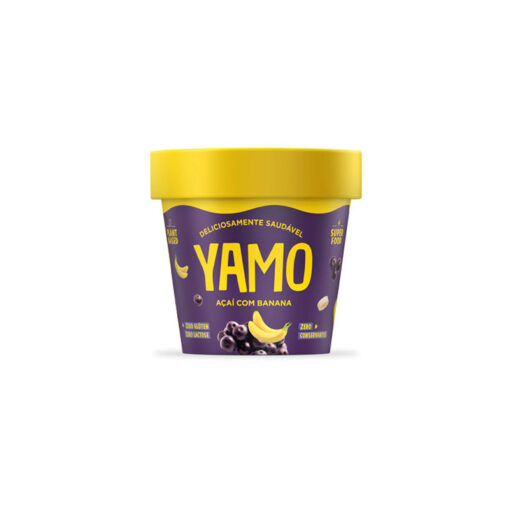 Sorvete de Açaí com Banana YAMO 12x100ml