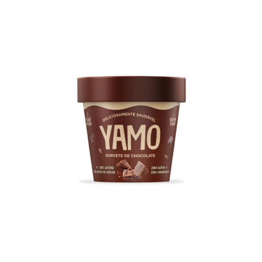 Sorvete de Chocolate Zero YAMO 12x100ml