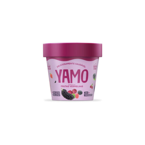 Sorvete de Frutas Vermelhas YAMO 12x100ml