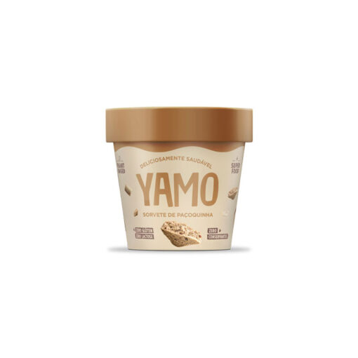 Sorvete de Paçoquinha YAMO 12x100ml