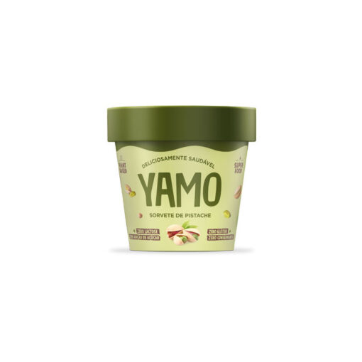 Sorvete de Pistache Zero YAMO 12x100ml